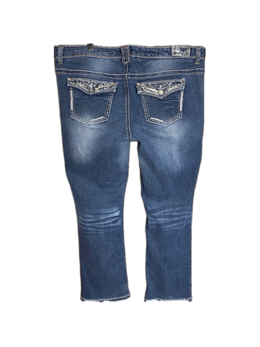 Series 31 Women’s Y2K Western Embellished Embroidered Cowgirl Jeans - Picture 3 of 11